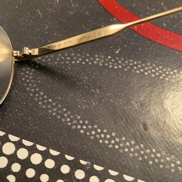 Marc by Marc Jacobs aviator sunglasses. Blue - Picture 4 of 5